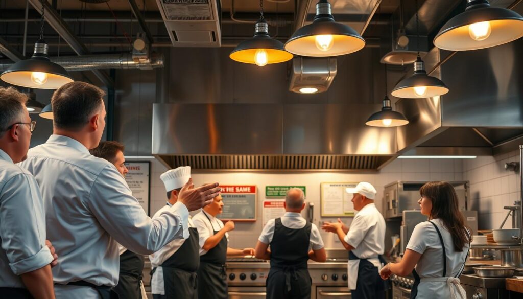 comunicação na cozinha